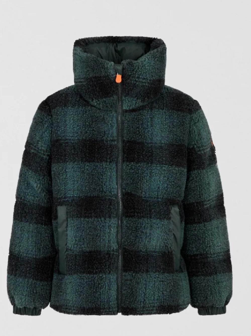 Save The Duck Kids' Ixora High Pile Fleece Recycled Polyester Puffer Jacket
